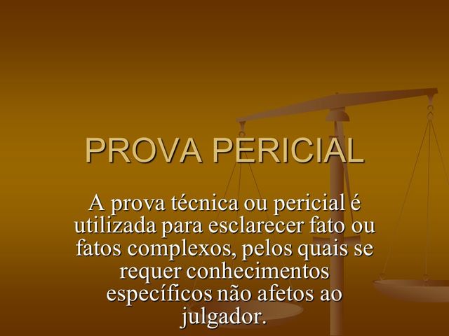 Prova Pericial
