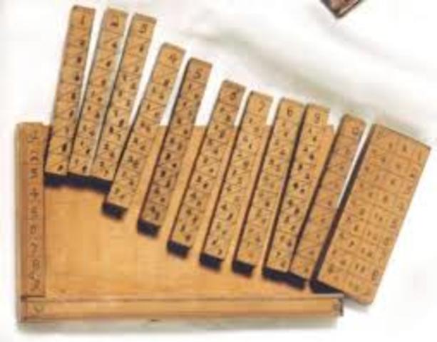 Invenció de les varilles de numeració.