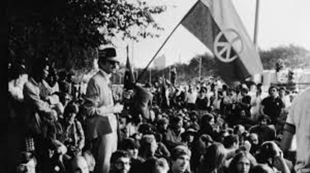Riots at Democratic National Convention in Chicago