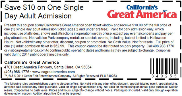 Great America Tickets