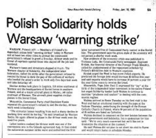 Warning Strike 1981