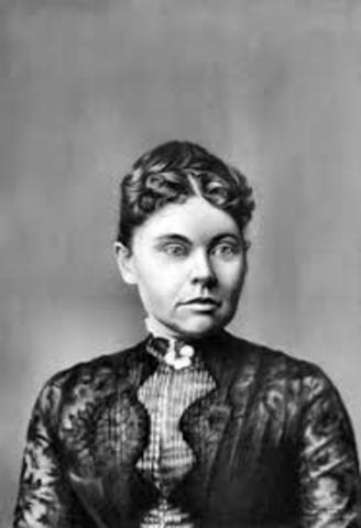 Lizzie Borden acquitted of the 1892 axe murders of her father and stepmother in Fall River, Massachusetts