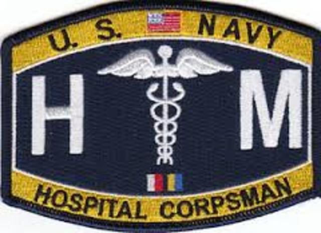 The United States Navy Hospital Corps is established.