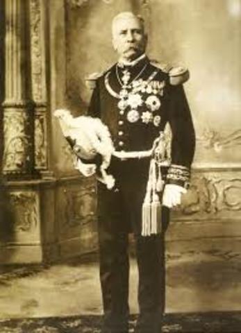 El Gral. Porfirio Díaz
