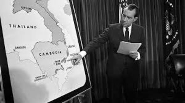 Nixon Sends Troops to Cambodia