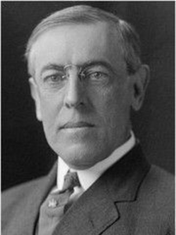 Woodrow Wilson Inaugurated