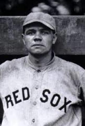 Babe Ruth Pitching Debut