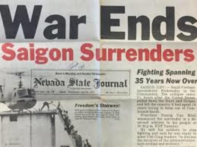 The end of Vietnam War