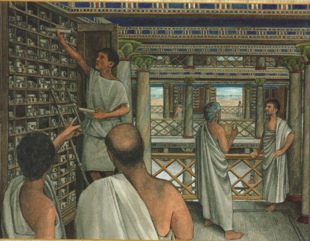 Primera biblioteca catalogada