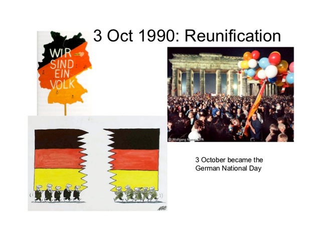 1990- The Reunification of Germany