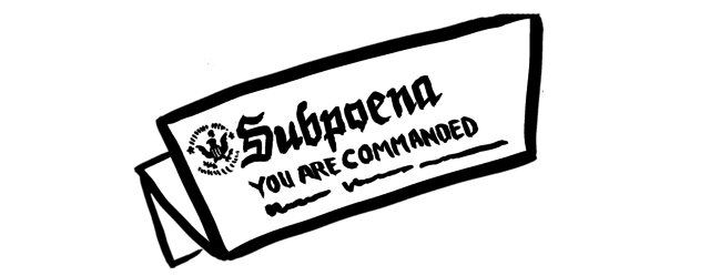 Subpeonas, Wires, and Charges