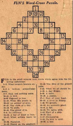Crossword puzzle