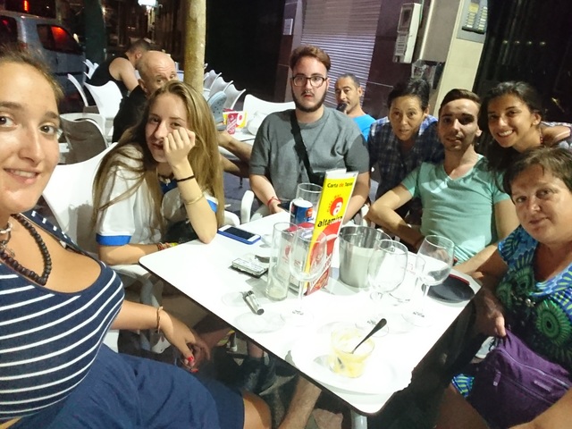 Cena Familiar, Bar Altamira, Almería. "Como en casa, en ningún sitio"