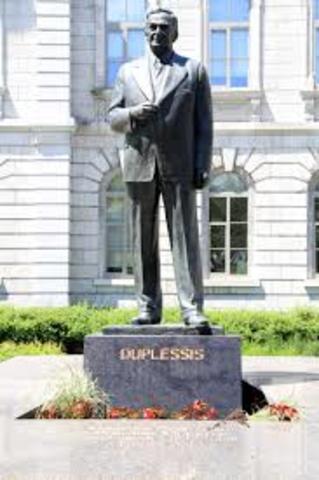 The Great Depression and Duplessis