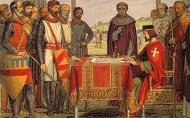 MA - Magna Carta is signed
