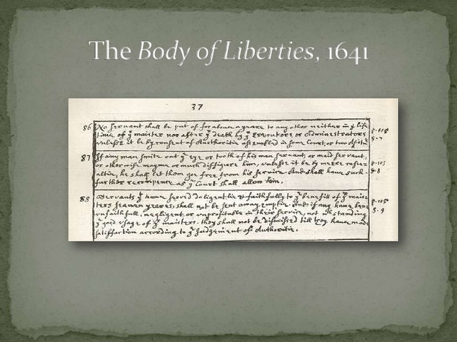 Massachusetts Body of Liberties