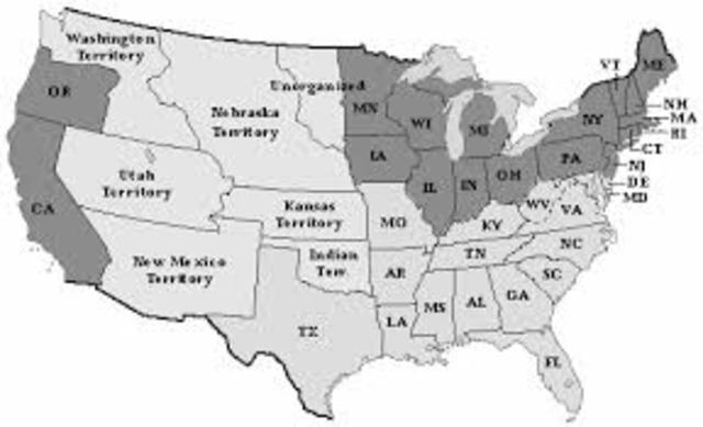 Southern states begin to secede