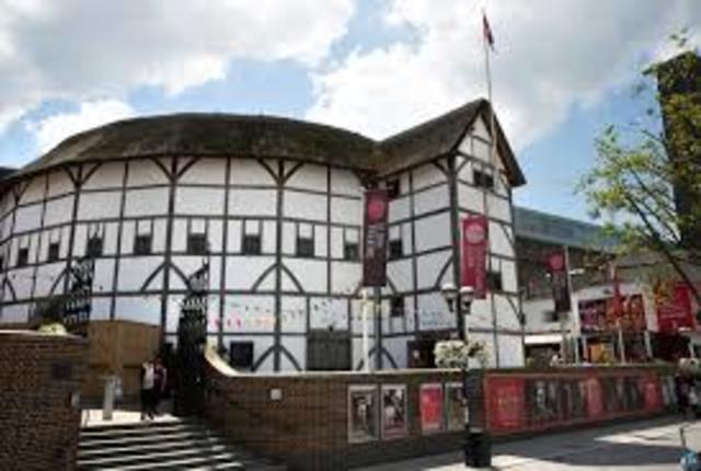 William Shakespeare builds the Globe Theatre