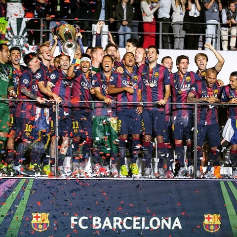 Barcelona wins the Treble