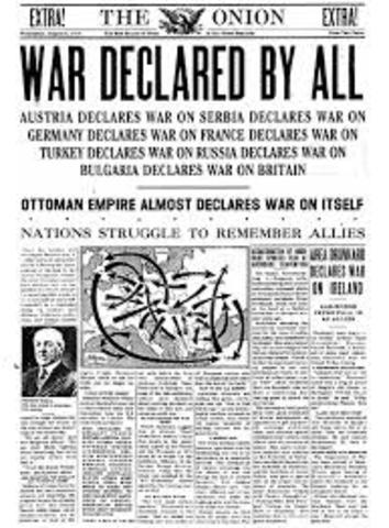 Britain declares war on Ottoman empire