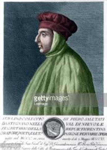 Coluccio Salutati (Precursor del humanismo, Italia)