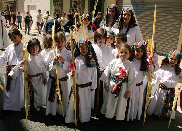 DESFILE PROCESIONAL "COFRADIA DE LA BORRIQUITA"