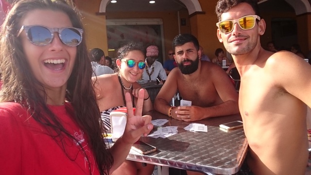 PRIMER CAFÉ EN GETARES - VIAJE A ALGECIRAS