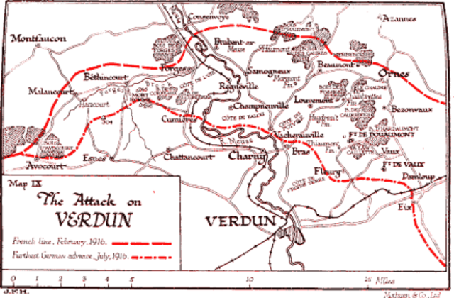 Heavy Artillery for Germans At Verdun