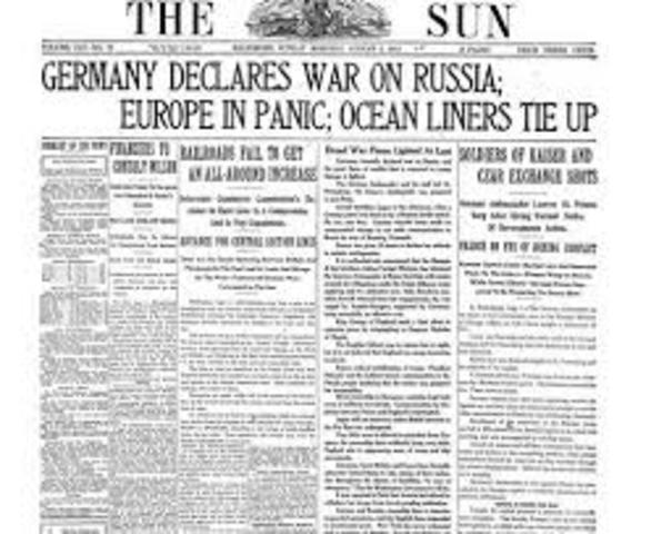 WWI Begins