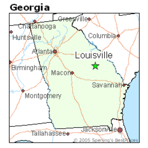 Capital moved to Louisville