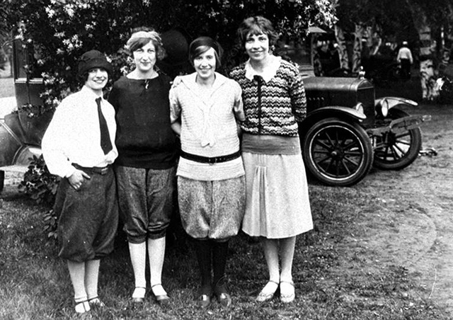 The first hundred women admitted to Oxford University.