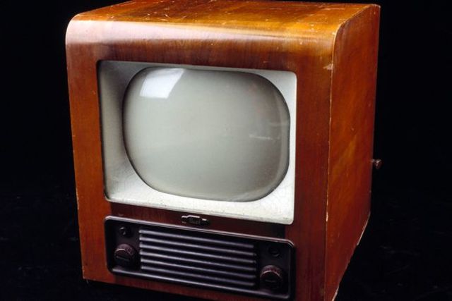 TV in the late 1940s to early 1950s