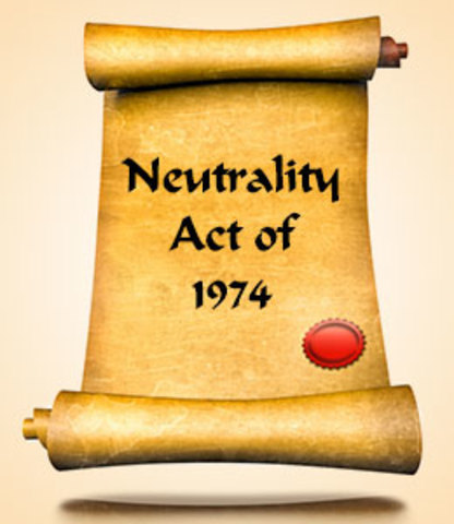 Proclamation of Nuetrality