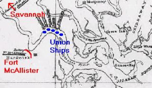 union blockade of georgia