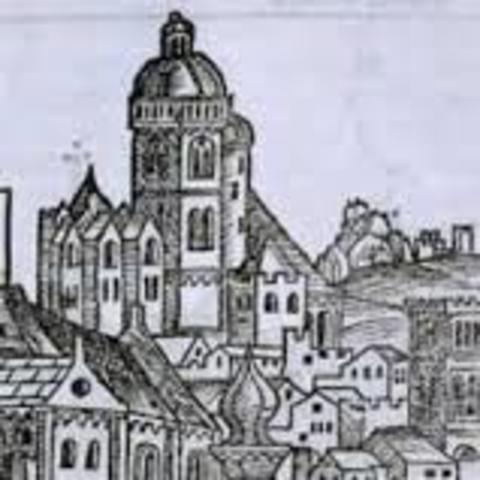 Gutenberg printed the first bible