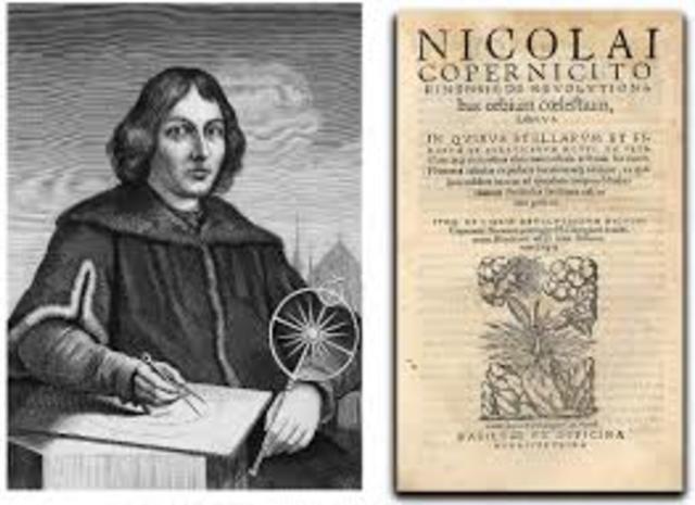 Nicolas Copernicus publishes On the Revolution of the Celestial Spheres