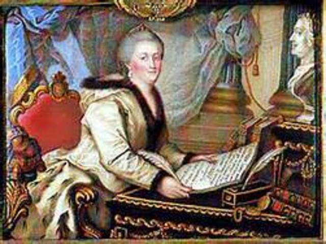 Catherine makes her first laws