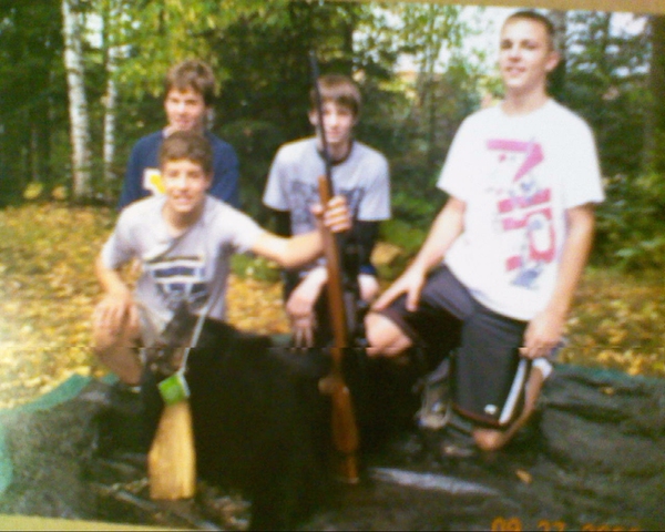 My brother shot  his first bear