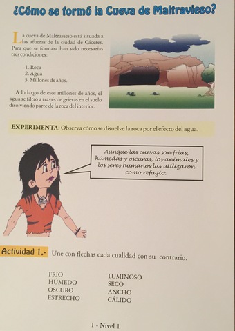 Primera actividad: ¿Cómo se formó la cueva de Maltravieso?