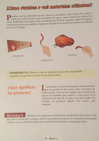 Sexta actividad: ¿Cómo pintaban y qué materiales utilizaban?
