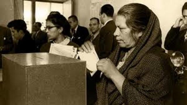 Voto femenino universal