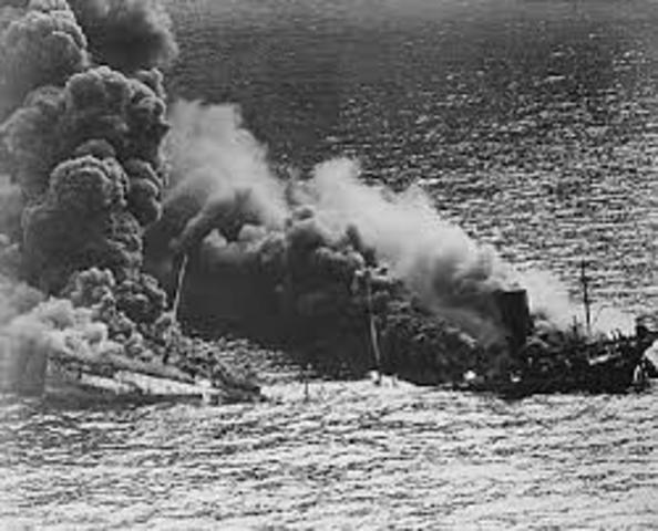 Hundimiento del buque Faja de Oro