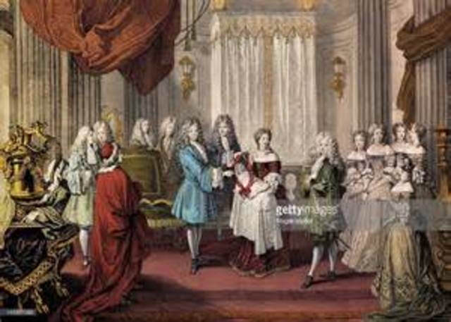 Lousi XIV controls the nobles