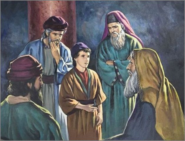 Jesus In Temple As A Boy - Luke 2:41-52