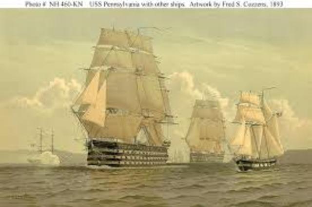 U.S Declares War on Algiers for Taking Prisoners.