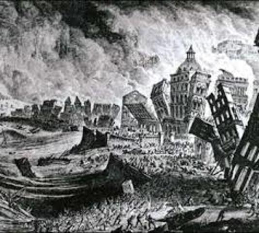 west Indies tsunami, Lisbon, Portugal