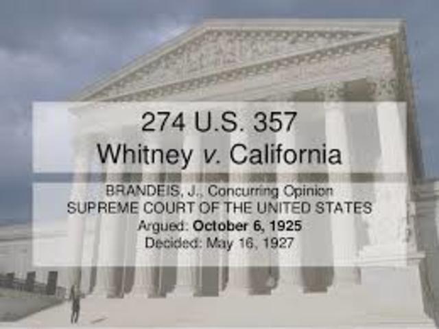 Whitney v. California