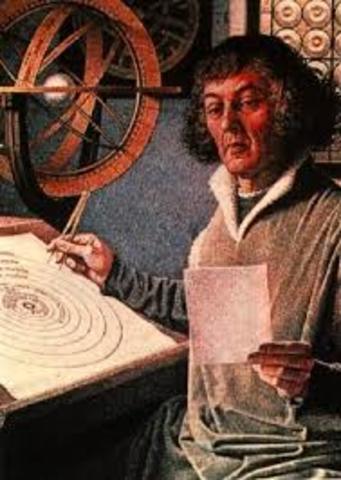 Nicolas Copernicus publishes On the Revolution of the Celestial Spheres