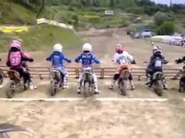 My first motorcycle race