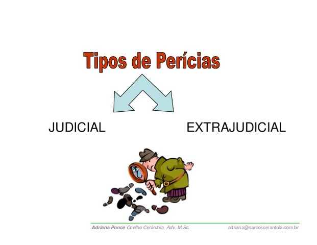 Classificação da Perícia Judicial e Extrajudicial